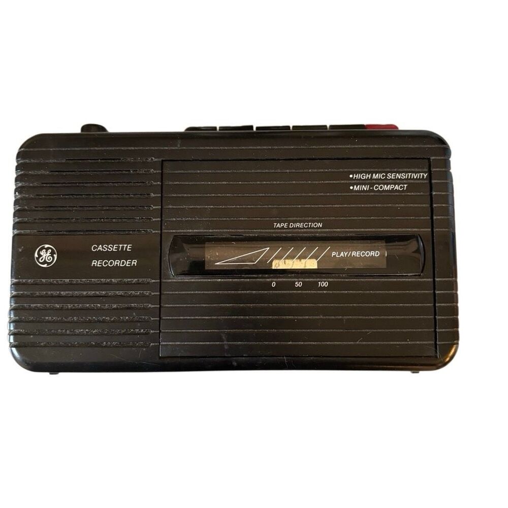 General Electric GE Model No. 3-5301B Vintage Cassette Recorder *Tested*